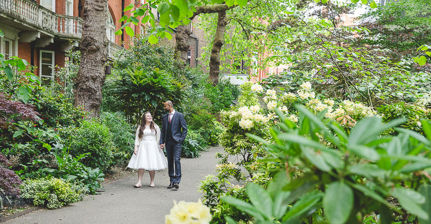 Mayfair Library Wedding Photographer